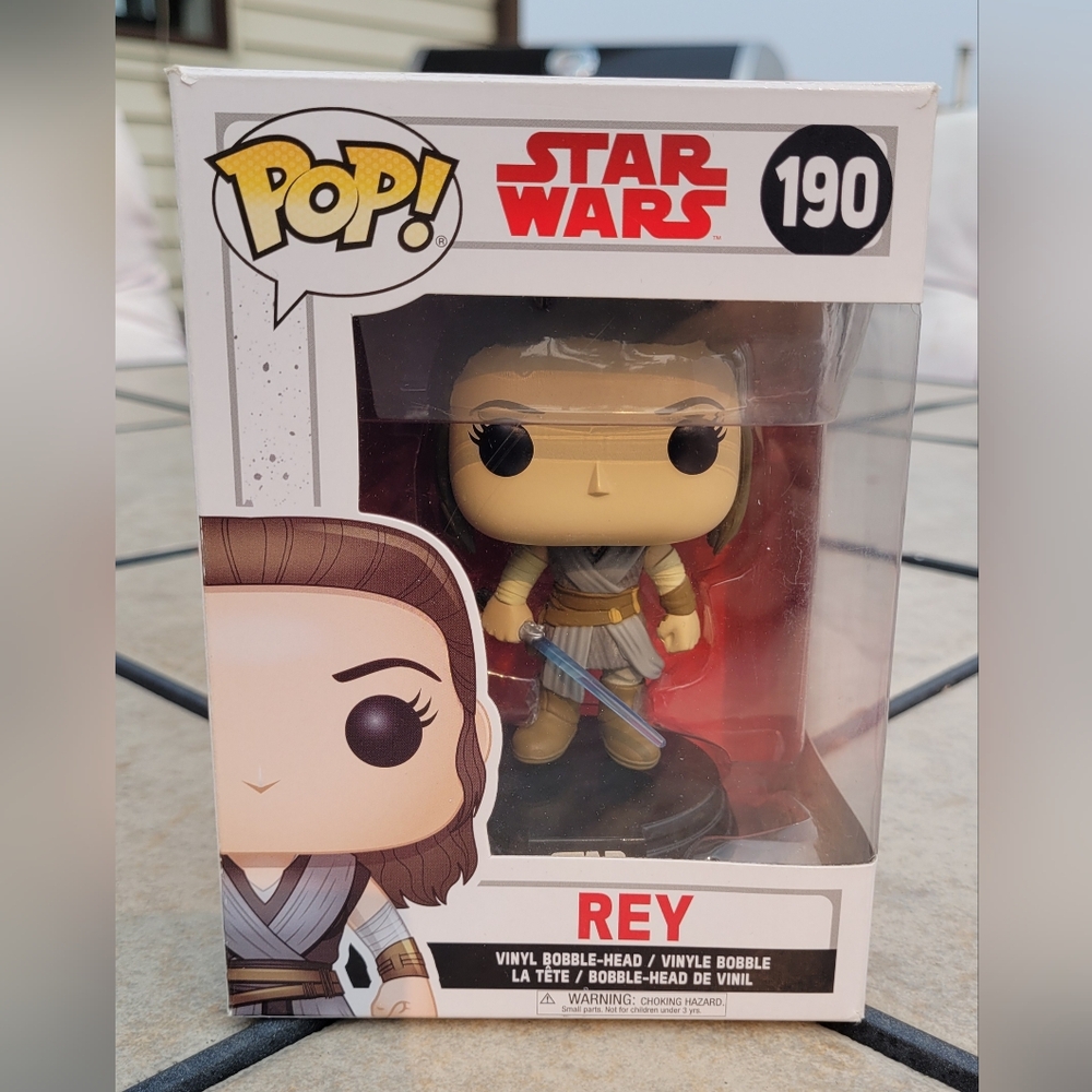 💝Funko Pop! Star Wars Rey Figure #190 NRFB